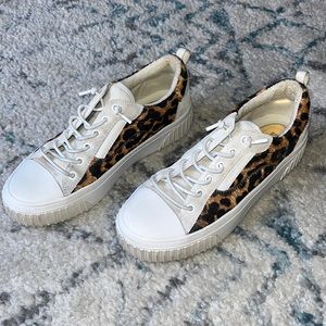 Michael Kors Calf Hair and Suede Sneakers